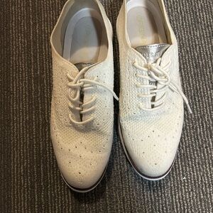 Cole Haan Cream Knit Flats